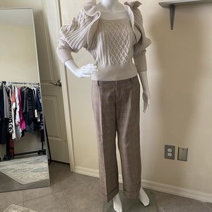 NWT Gap trouser cuffed pants